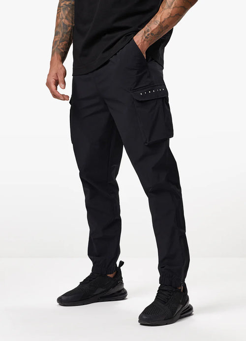 Rebellion Cargo Jogger - Black