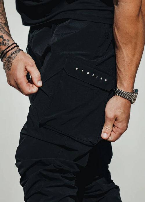 Rebellion Cargo Jogger - Black