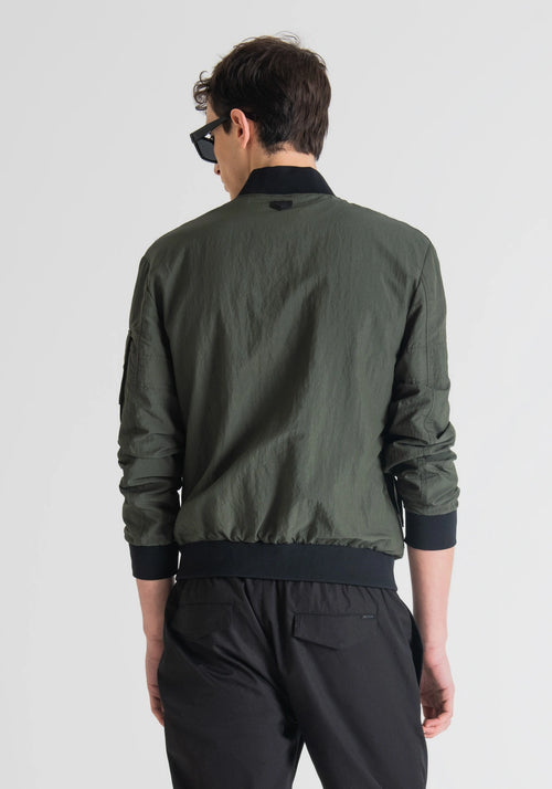 Antony Morato REGULAR FIT BOMBER JACKET WITH CREASED EFFECT