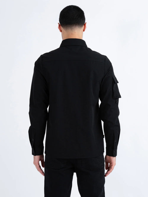 Luke 1977 HULUN TECHNICAL OVERSHIRT - Jet Black
