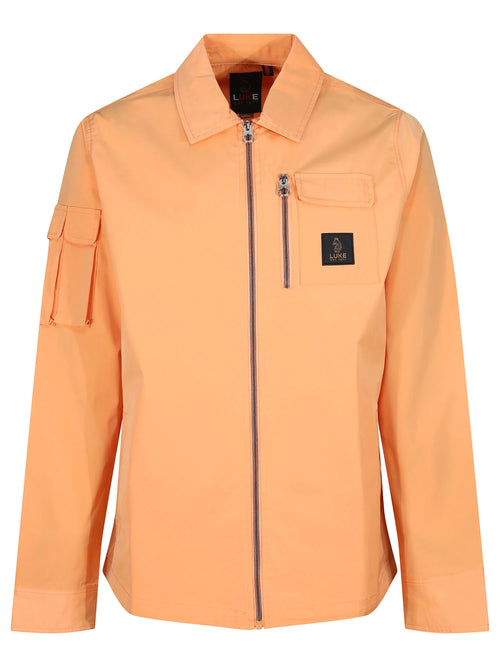 Luke 1977 VIETNAM ZIP THROUGH UTILITY JACKET - Nectarine