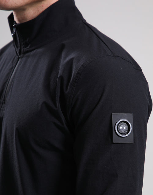 Marshall artist LENNOX 1/4 ZIP // BLACK