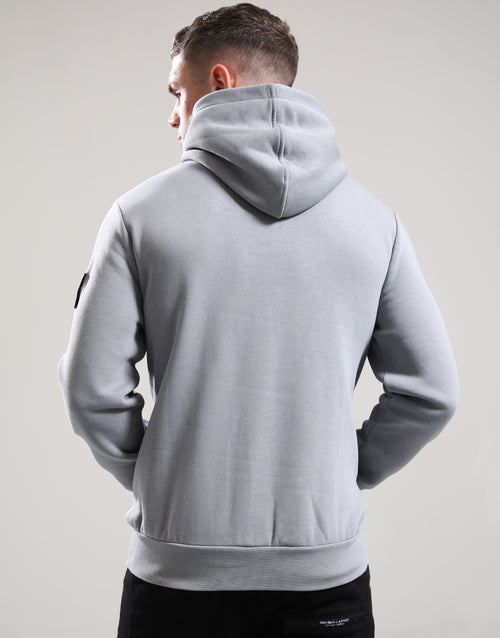 Marshall artist CRUX 1/4 ZIP HOODIE // MONUMENT GREY