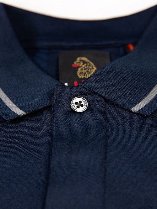 Luke 1977 Saxon Textured Polo