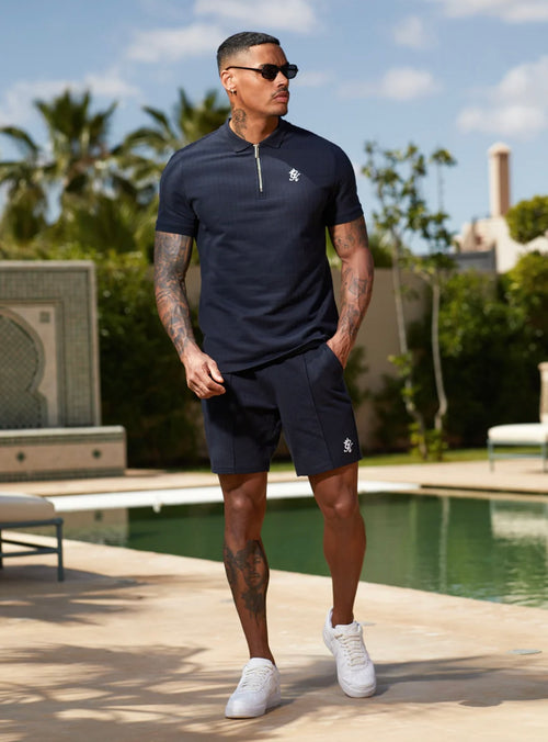 GK riviera signature short-Navy