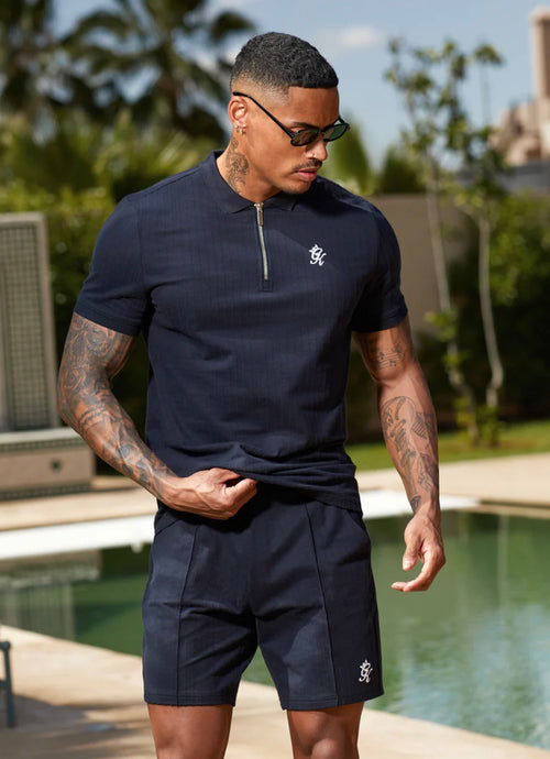 GK riviera signature short-Navy