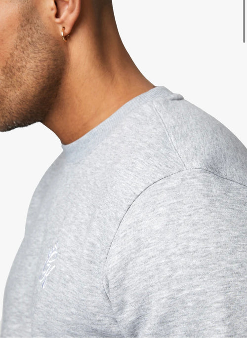 GK Fundamental fleece sweatshirt -grey marl