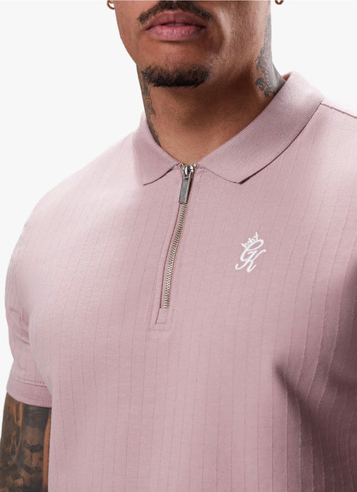 Riviera signature polo -Dusky pink