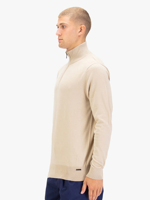 Luke 1977 Jacob 1000 Quarter Zip Knitted Jumper