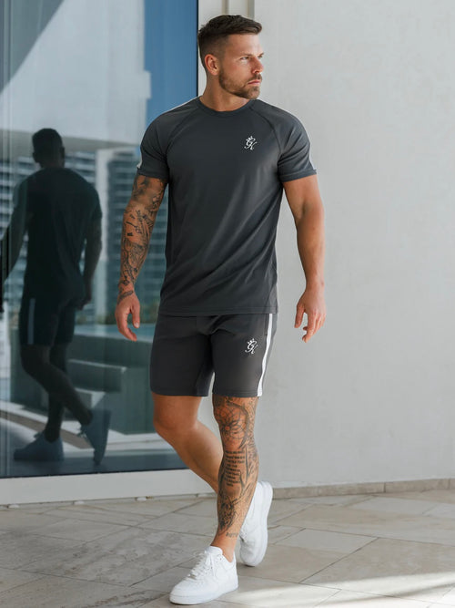 Core plus poly tee - Graphite