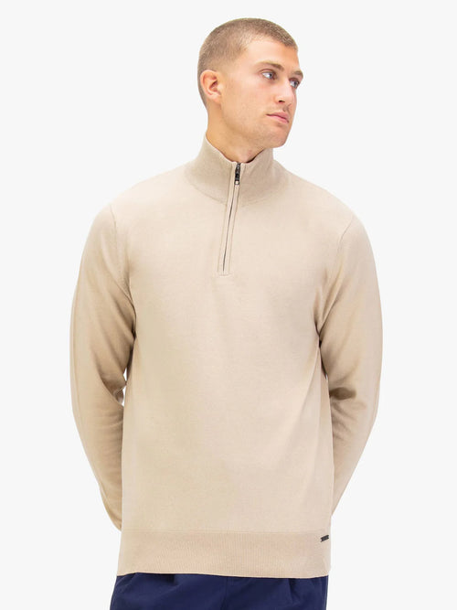 Luke 1977 Jacob 1000 Quarter Zip Knitted Jumper