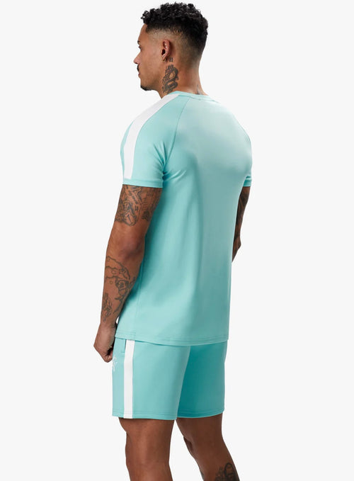 GK core plus poly tee - Aqua blue