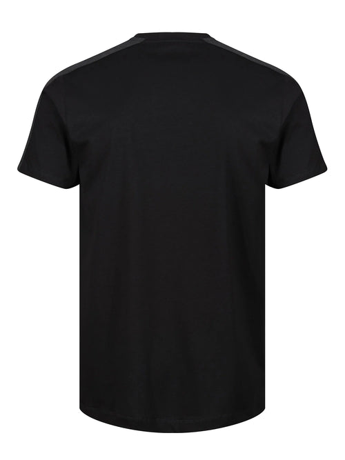 Luke 1977 IMPERIAL TAPE DETAIL PIQUE T-SHIRT - Black