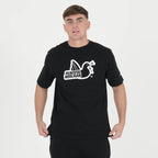 Peaceful hooligan OUTLINE T-SHIRT BLACK