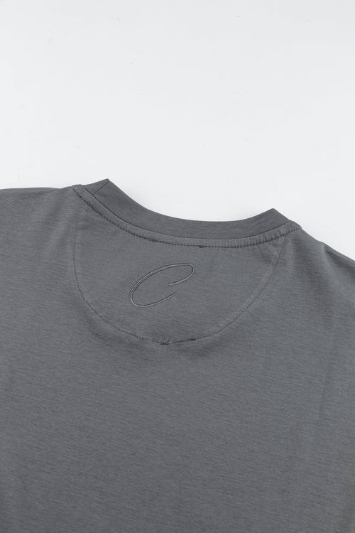 Catini Firenze Plain T-Shirt Grigio Grey