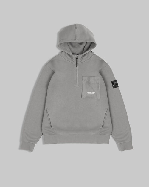 Marshall artist CRUX 1/4 ZIP HOODIE // MONUMENT GREY