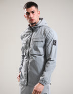 Marshall artist CRUX HOODED OVERSHIRT // MONUMENT GREY