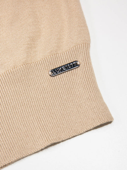 Luke 1977 Jacob 1000 Quarter Zip Knitted Jumper