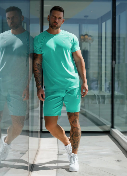 Gym King Core plus tee marine green