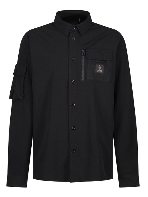 Luke 1977 HULUN TECHNICAL OVERSHIRT - Jet Black