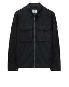 Weekend offender FORMELLA GARMENT DYE OVER-SHIRT BLACK