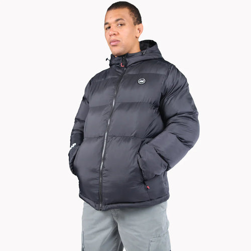 Peaceful Hooligan SPORTS PUFFER JACKET BLACK