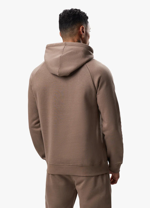 Pro Logo Fleece Hood - Dark Taupe