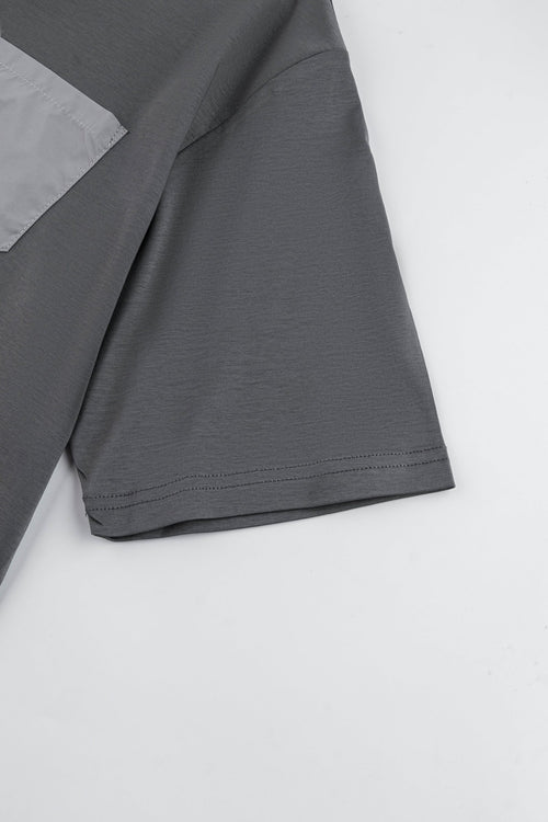 Catini Firenze Pocket T-Shirt Grigio Grey/Light Grey