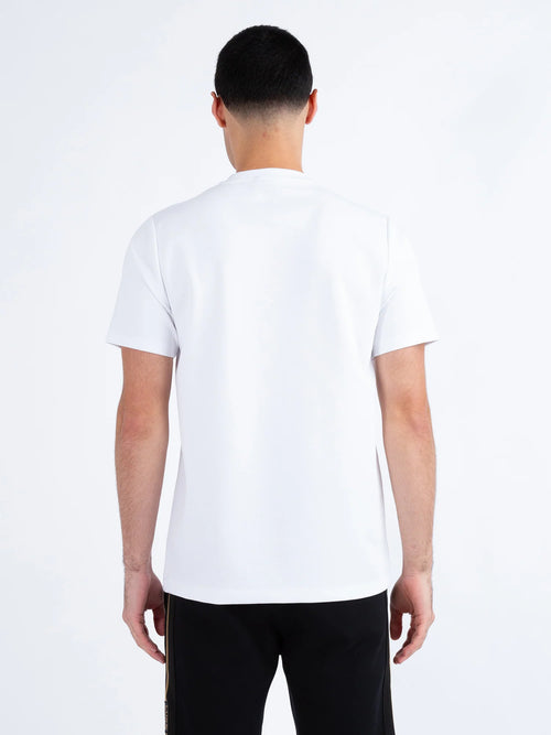 Luke 1977 HOPKINS CHEST TAPE PIQUE T-SHIRT - White