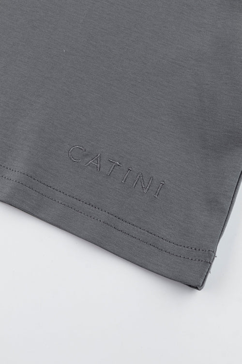 Catini Firenze Plain T-Shirt Grigio Grey