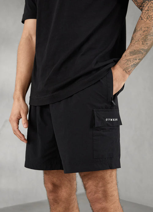 GK Utility Woven Cargo Short - Black