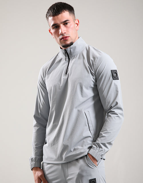 Marshall artist LENNOX 1/4 ZIP // MONUMENT GREY