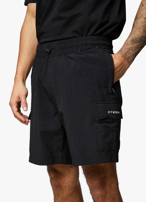 GK Utility Woven Cargo Short - Black