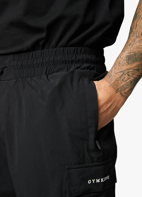 GK Utility Woven Cargo Short - Black