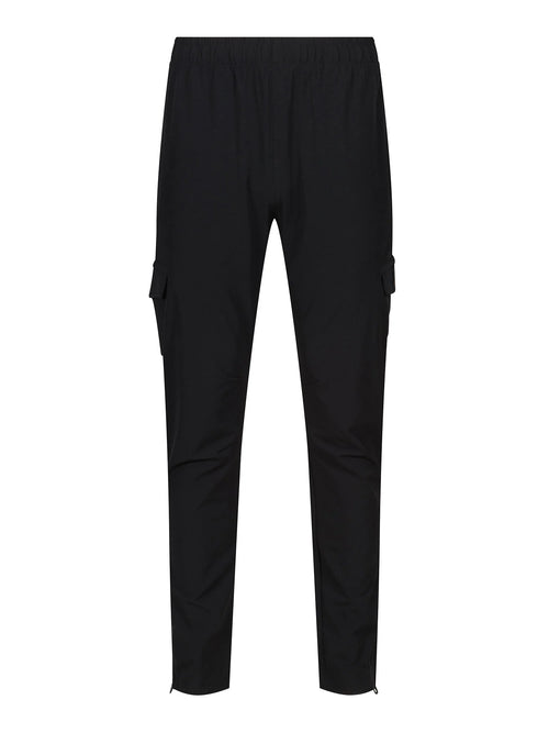 Luke 1977 SEMANTIC POCKET DETAIL CARGO TROUSERS - Black