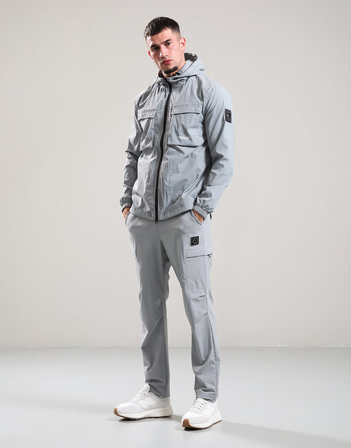 Marshall artist CRUX HOODED OVERSHIRT // MONUMENT GREY