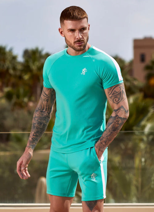 Gym King Core plus tee marine green