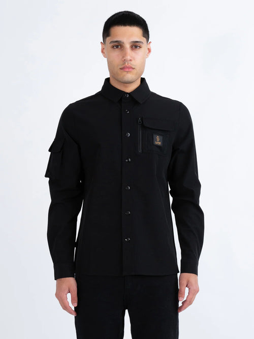 Luke 1977 HULUN TECHNICAL OVERSHIRT - Jet Black