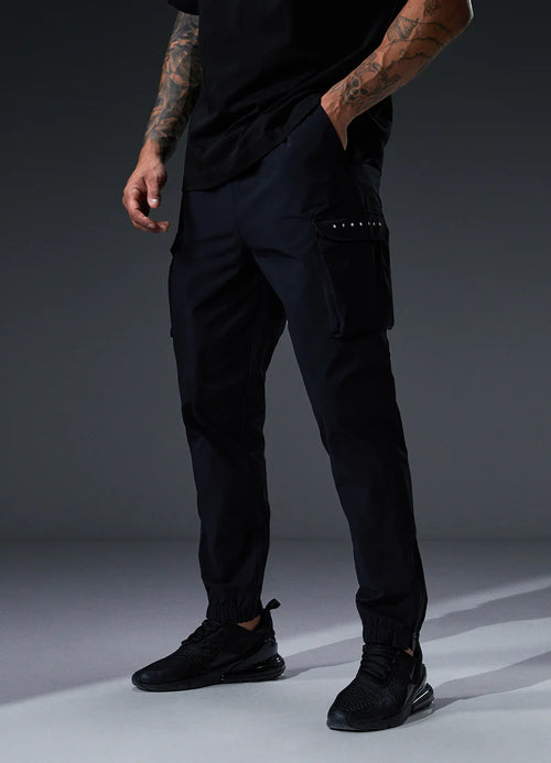 Rebellion Cargo Jogger - Black