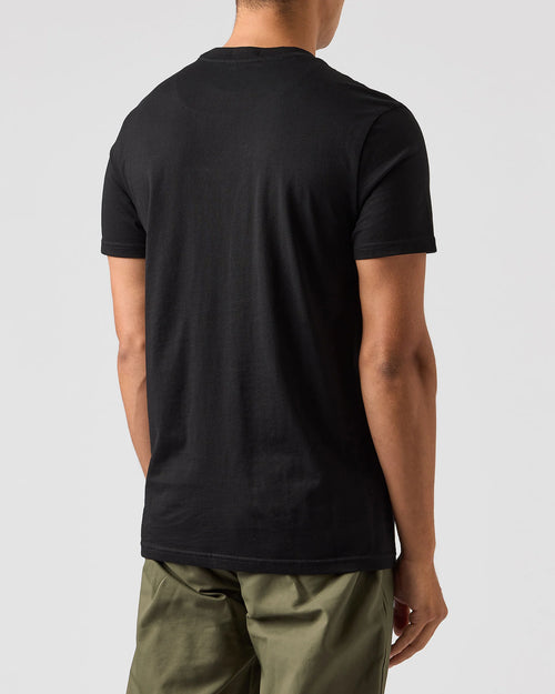 Weekend Offender LENS MESH POCKET T-SHIRT BLACK