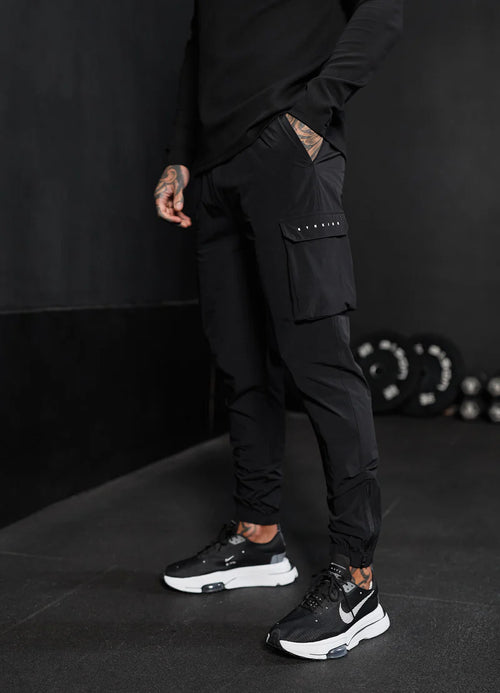 Rebellion Cargo Jogger - Black
