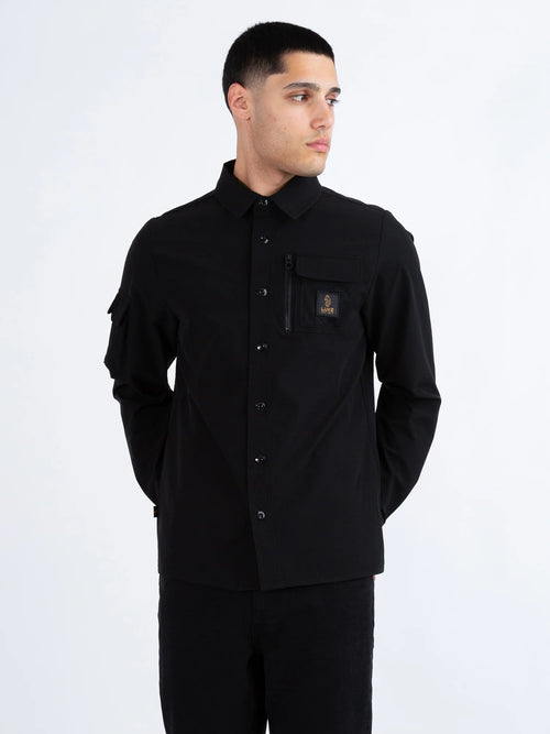 Luke 1977 HULUN TECHNICAL OVERSHIRT - Jet Black
