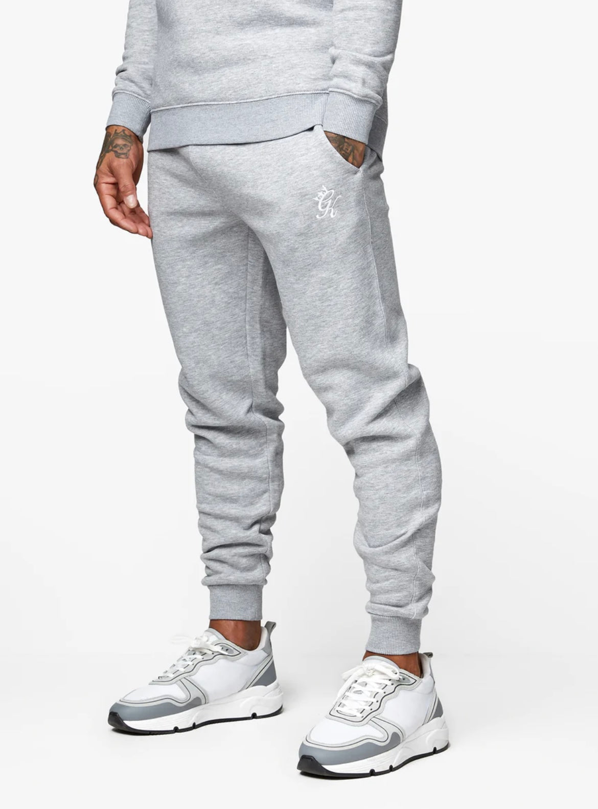 Gk grey marl joggers