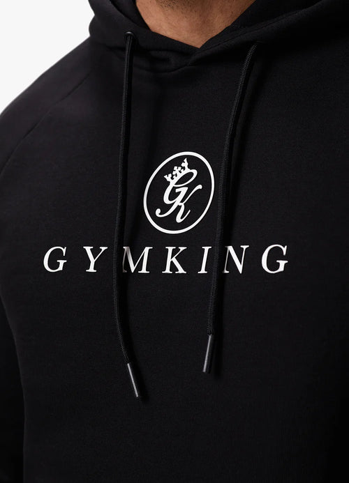 Pro Logo Fleece Hood - Black