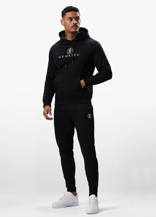 Pro Logo Fleece Hood - Black