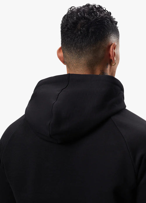 Pro Logo Fleece Hood - Black