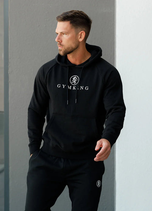 Pro Logo Fleece Hood - Black