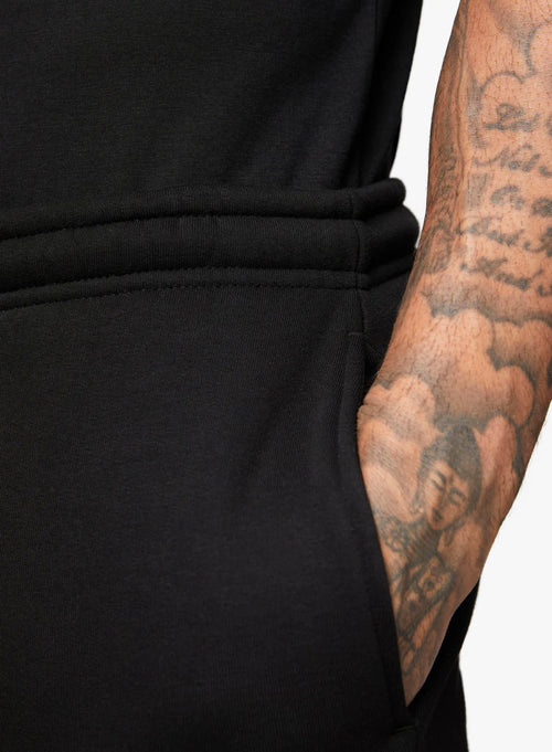 GK fundamental fleece shorts-Black