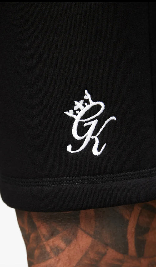 GK fundamental fleece shorts-Black