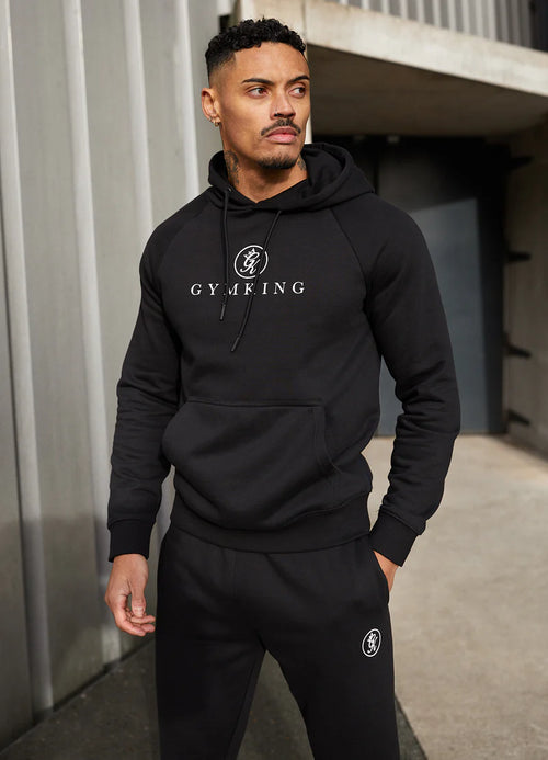 Pro Logo Fleece Hood - Black